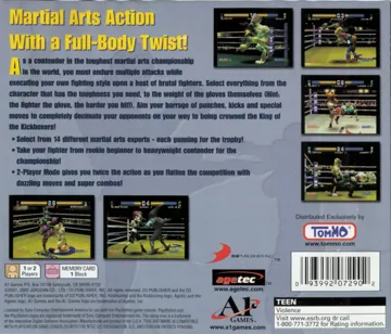 Kickboxing (US) box cover back